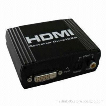 DVI to HDMI Converter, DVI-D + Toslink + Coaxial to HDMI+DVI-D Converter